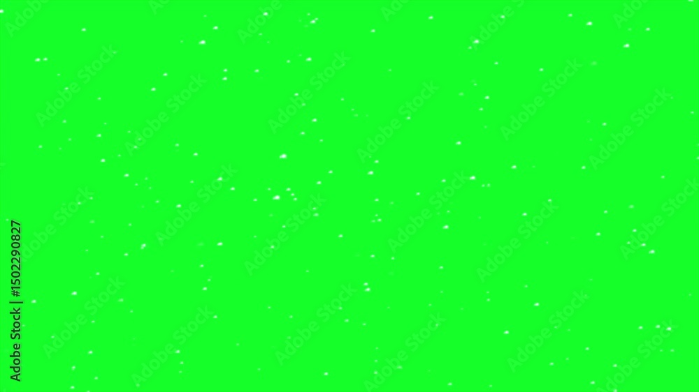 Snowfall overlay across a green background. Winter softly falling snow effect, Realistic snow fall seamless loop animation. Falling snowflakes isolated video.
White dust particles floating. Snowfall overlay across a green background. Winter softly falling snow effect, Realistic snow fall seamless loop animation. Falling snowflakes isolated video.
White dust particles floating.