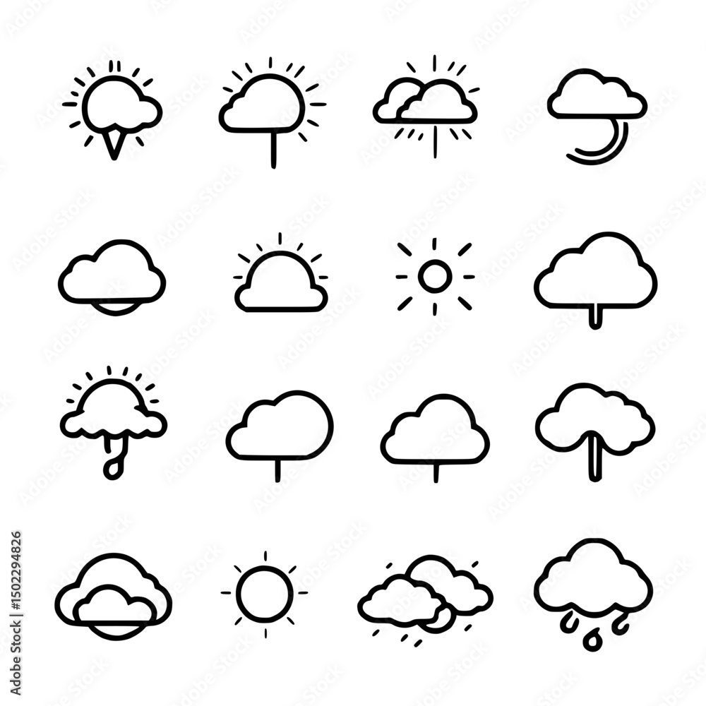 weather icons set weather icons set