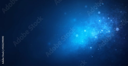 Abstract blue abstract background with smoky sky texture and motion design.