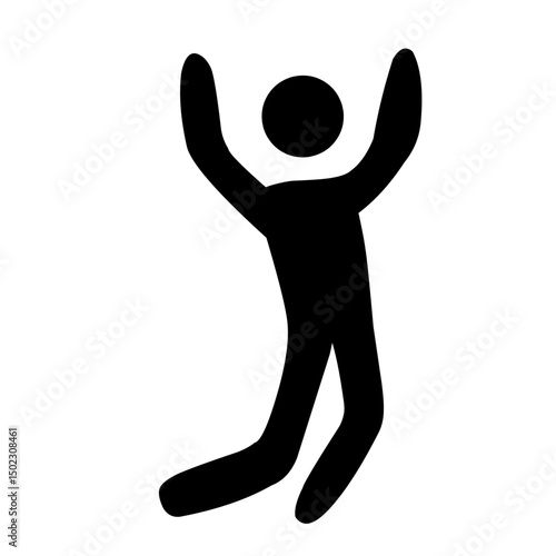 Jumping Figure Illustration