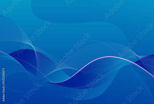 Abstract curve background template elegant dark dynamic