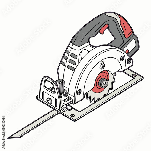 electric saw icons, vector .white background