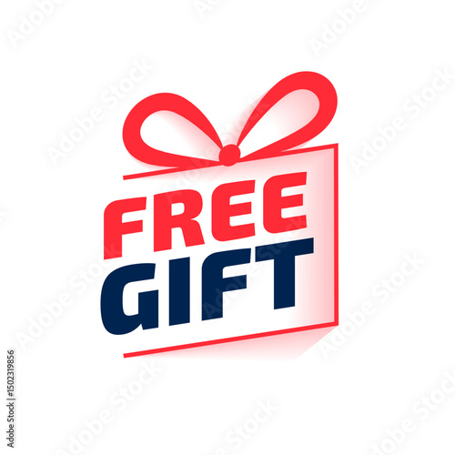 modern guarantee free gift offer template design