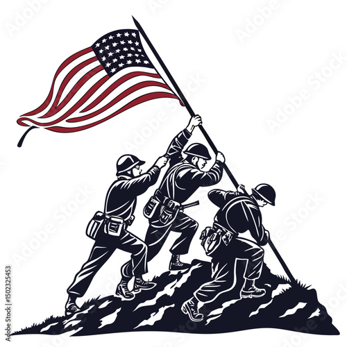 Raising the Flag at Iwo Jima A Historical Moment