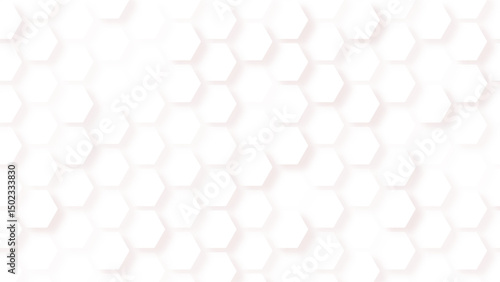 Abstract cube hexagon shape background. Vector banner design. Hexagons pattern. Geometric abstract background with simple hexagonal elements. 