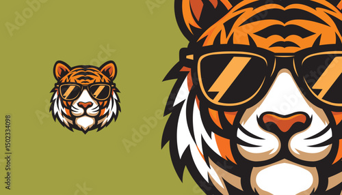 Fierce Tiger Mascot Logo – Wild Predator Vector Design