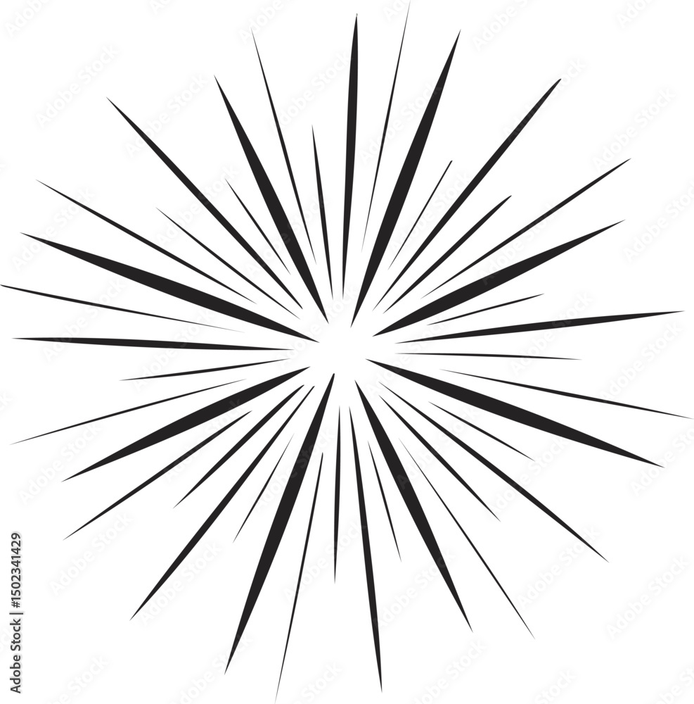 Obraz premium explosion burst illustration