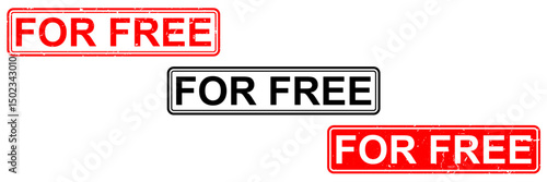 For free stamped grunge icon vector for promotions, zero cost offers, and no price deals. Ideal for grunge-style badges, marketing designs, and bold promo visuals.