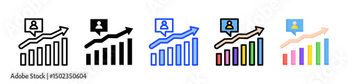 Investor Icon Collection With Multiple Styles