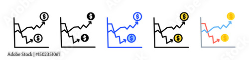 Volatility Icon Collection With Multiple Styles