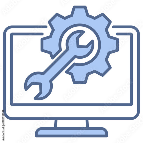 Setting Blue Icon