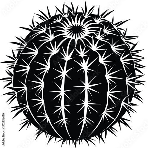 Adobe IllustratoVector illustration of a children's activity coloring book page with pictures of cactus.r Artwork