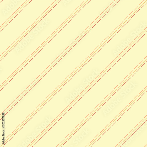 beige repetitive background. warm color diagonal lines from hand drawn stripes. vector seamless pattern. decorative texture. geometric fabric swatch. wrapping paper. textile design template