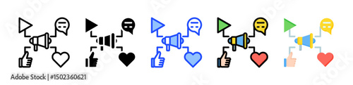 Viral Icon Collection With Multiple Styles