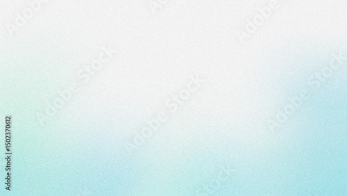Soft gradient background with subtle texture transitioning from bright white to gentle aqua and light blue hues