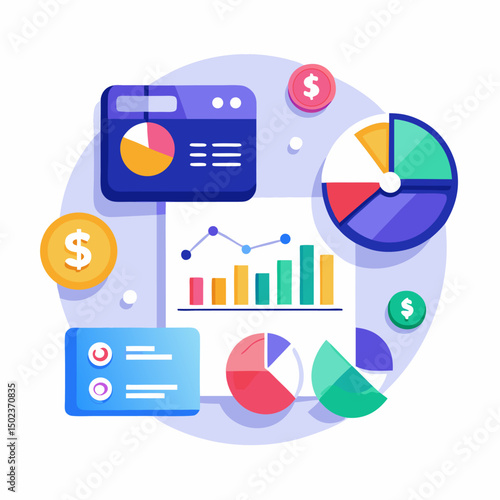 Financial Data Analysis and Visualization: Charts, Graphs, and Key Performance Indicators