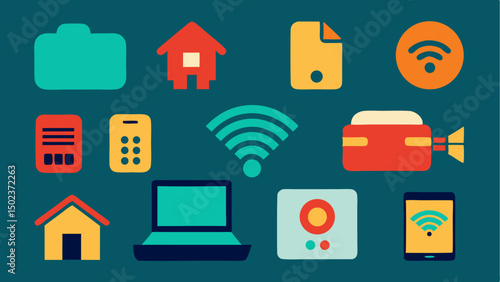 Editable wifi stroke icons with clean designs for connectivity concepts great for web tools wireless devices digital interface design and smart tech apps