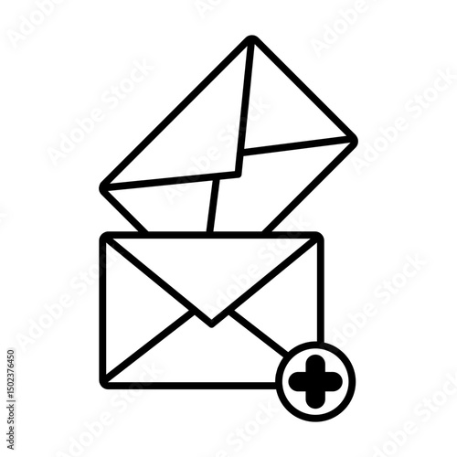 New Email dualtone  icon