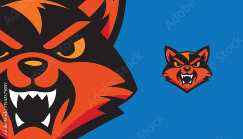 Clever Fox Mascot Logo – Sleek Vector Design