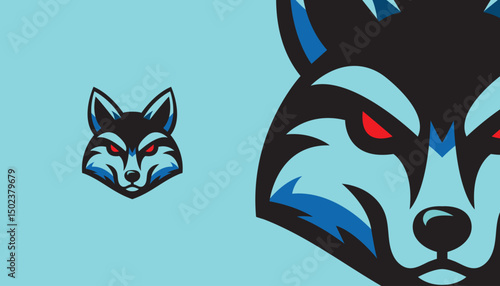 Clever Fox Mascot Logo – Sleek Vector Design