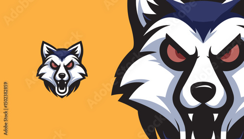 Clever Fox Mascot Logo – Sleek Vector Design