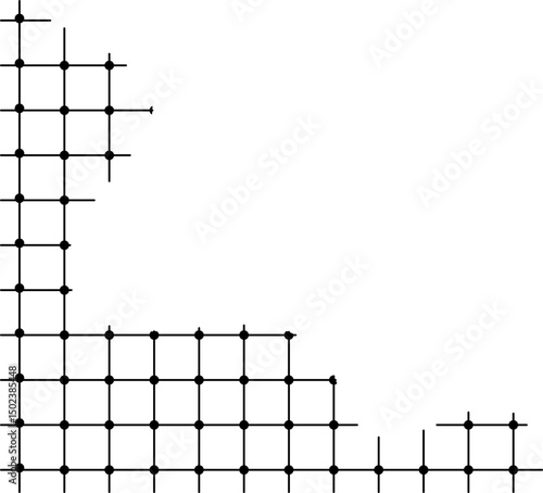 Abstract Grid Corner