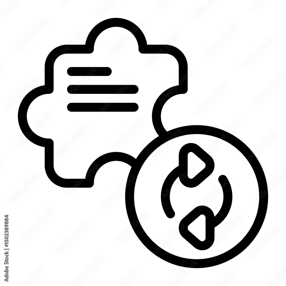 Obraz premium patch update line