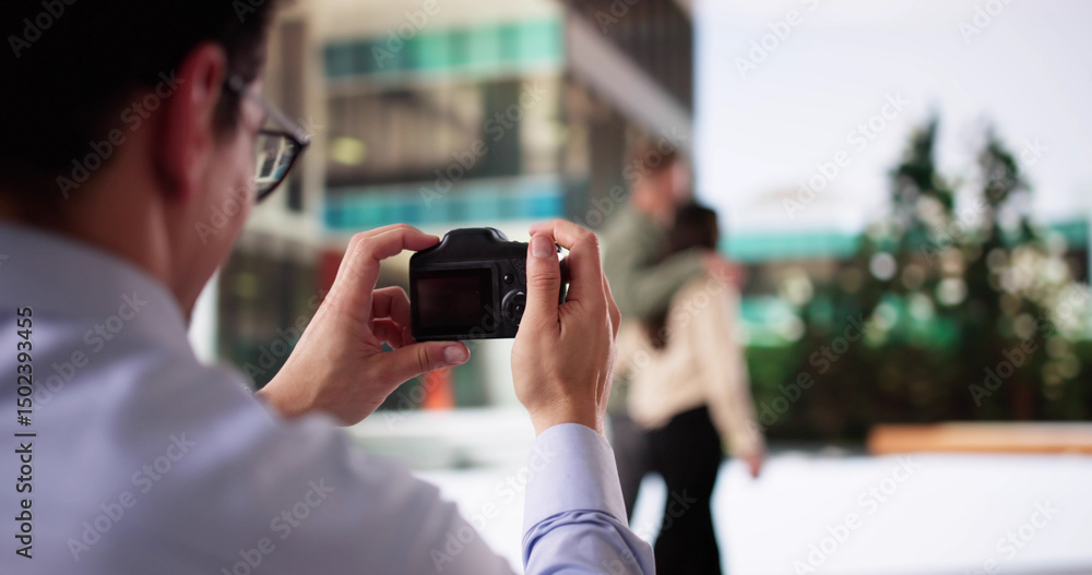Undercover Agent Following Suspicious Individuals Undercover Agent Following Suspicious Individuals