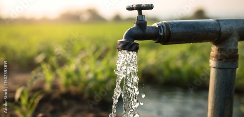 soalr panel background with abstracat background of the water tape and water tap water tube well background 