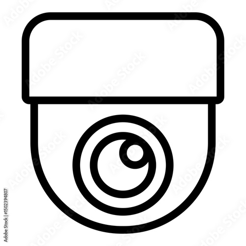 Cctv icon. Vector line icon
