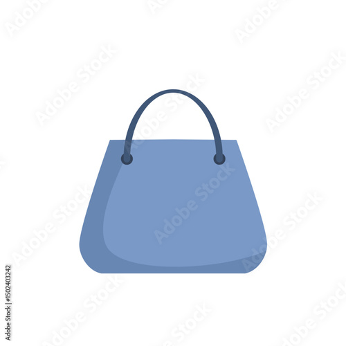 Minimalist Tote Bag Icon. Vector Illustration
