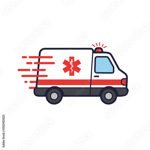 Ambulance Emergency Vehicle Illustration