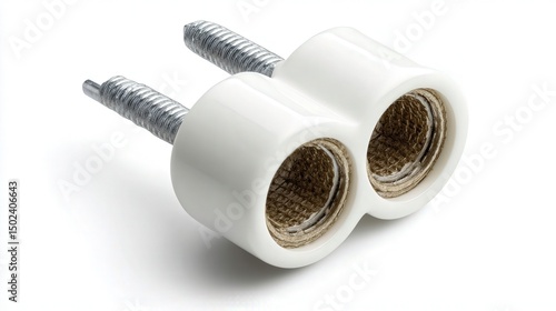 Double insulated electric connector for wiring. Generative AI