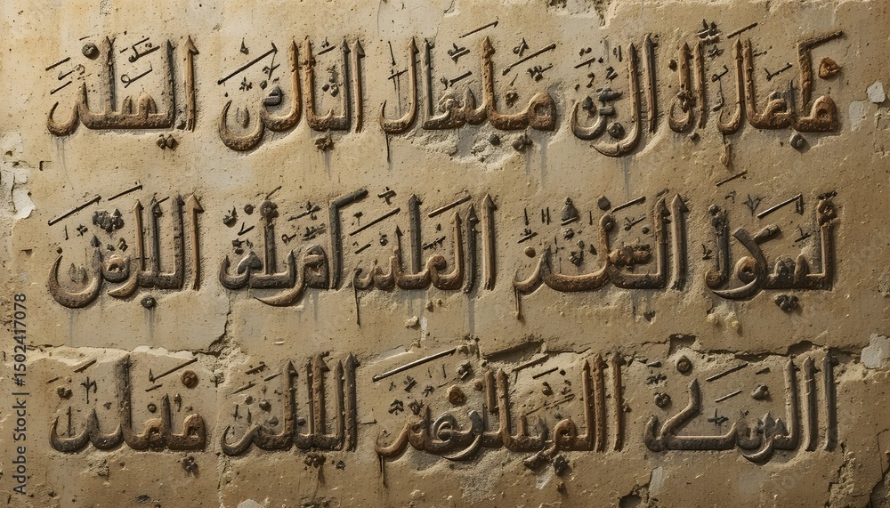 Ancient Arabic Characters Background
Ancient Arabic Characters Background