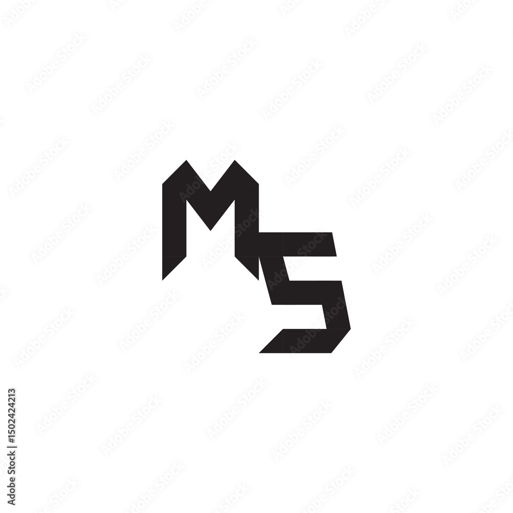 logo alphabet esport gaming design modern futuristic MS Initial monogram sport Alphabet logo alphabet esport gaming design modern futuristic MS Initial monogram sport Alphabet