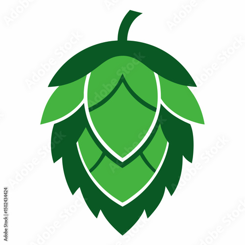 Hop Vector AI Graphic Design File on White Background