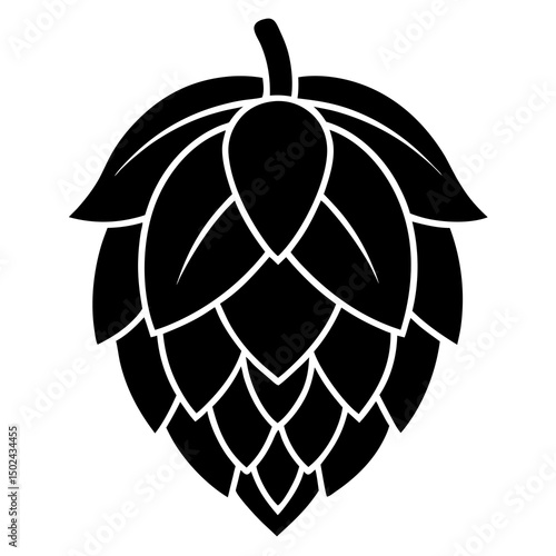 Hop Vector AI Graphic Design File on White Background
