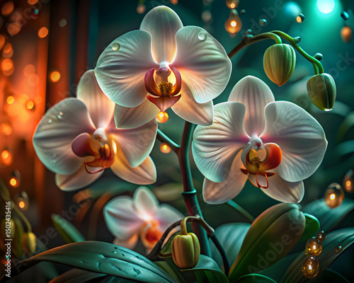 orchid flower background