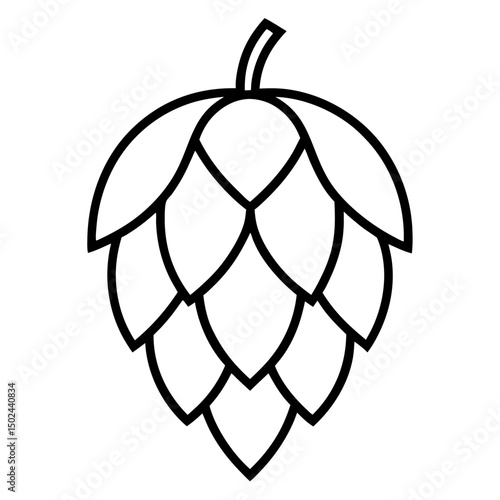 Beer-hop Vector AI Graphic Design File on White Background