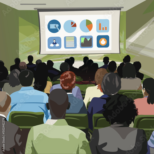 group of people in a conference room