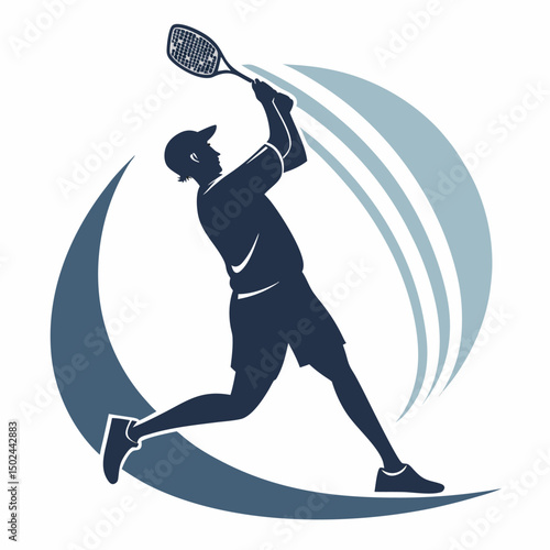 Characters playing pickleball from different angles