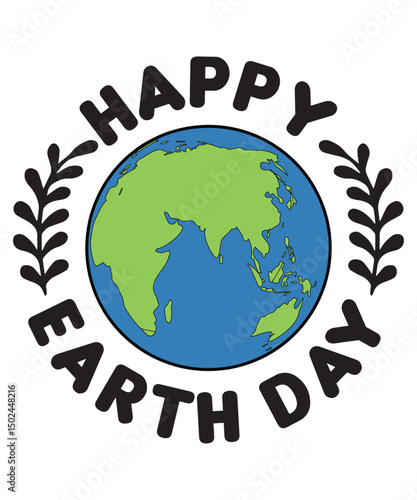 Eco-Friendly World Environment Day 2025 T-Shirt Design.