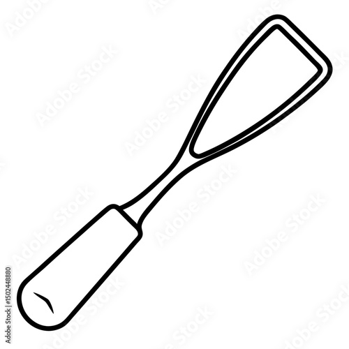 kitchen spatula vector illustration
