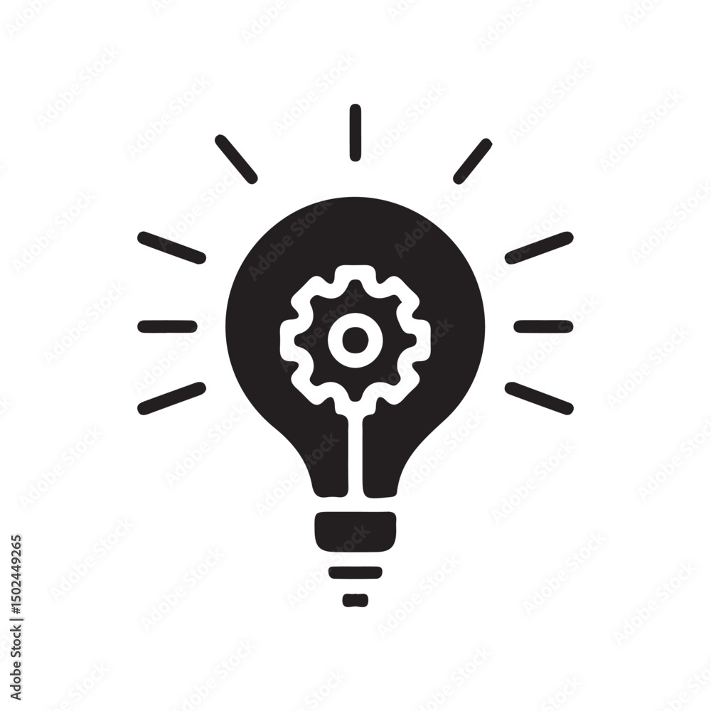 light bulb icon vector light bulb icon vector