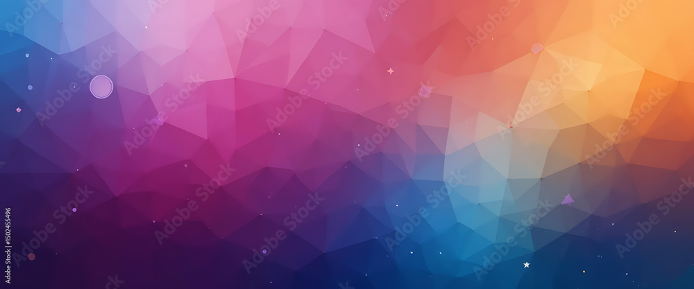 Obraz premium Abstract color background with gradient and mosaics