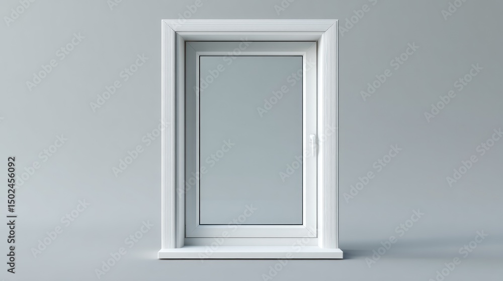 Obraz premium Modern white window