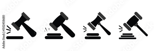 Judge Hammer Icon