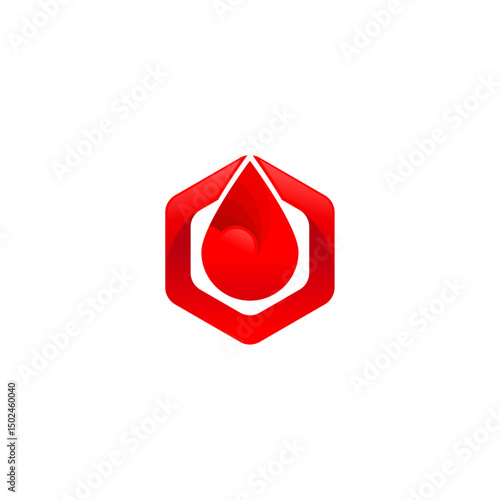 vector illustration of blood donors icon