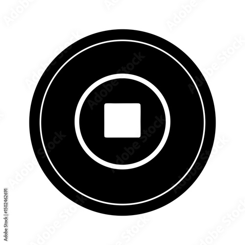 Zoom Button Icon Vector Flat and Clean Look Isolated