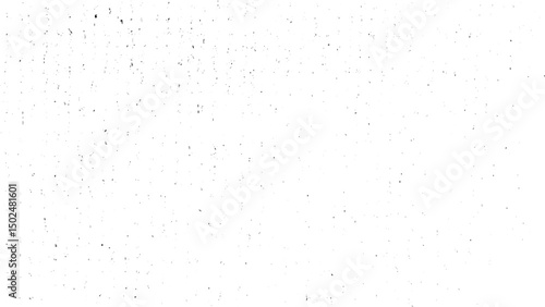 Distressed black texture. Dark grainy texture on white background. Dust overlay textured. Grain noise particles. Vector illustration.
